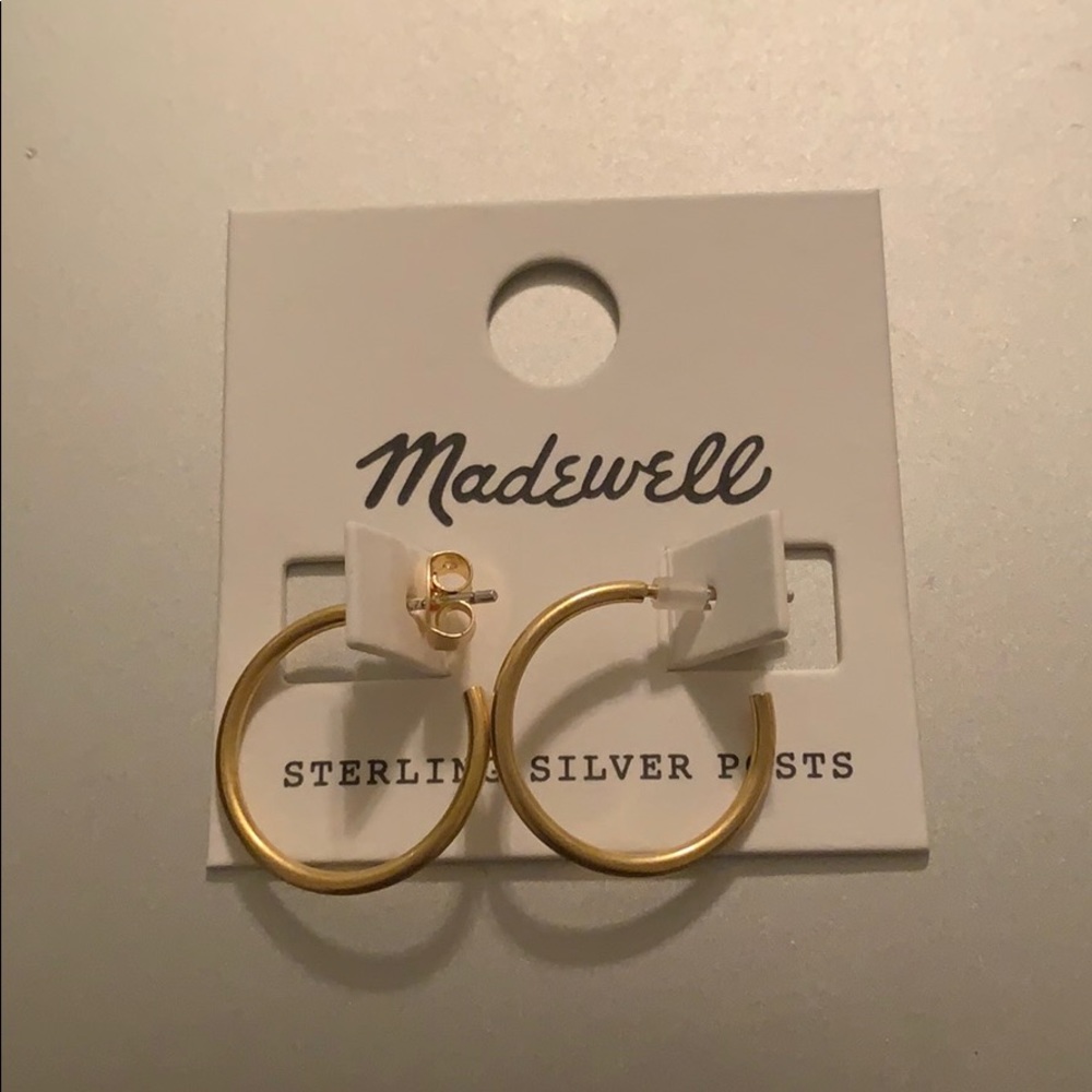 Madewell Small Gold Hoop Earrings